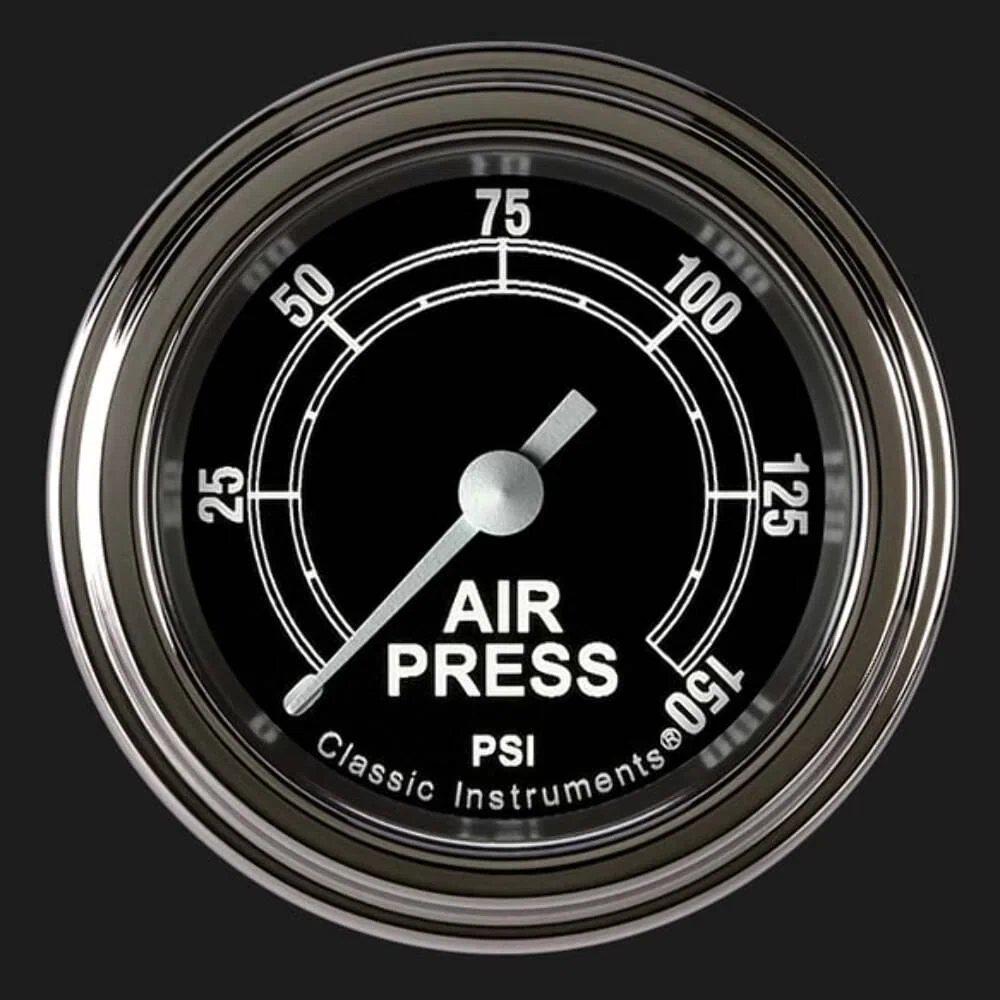 Traditional 2 1_8_ Air Pressure Gauge TR118SLF